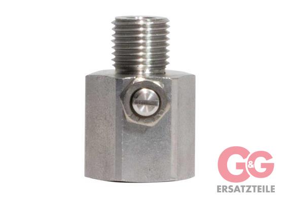 METERING ACCESSORY 1/4F:1/4M HOSE TAIL V4A