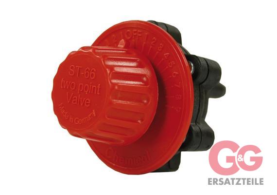 METERING VALVE ST 66 RED