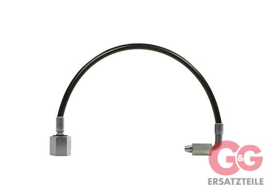 Minimess DN02 1000 mm DKR 1/4"-90° : 1/4"IG-M mit O-Ring