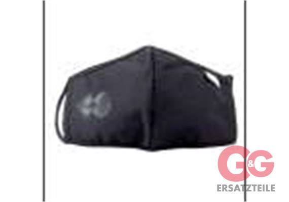 Mouth and nose mask black