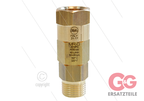 MR-O - Drehgelenk - Messing - 250 Bar - 40 l/min - 1/2" IG x