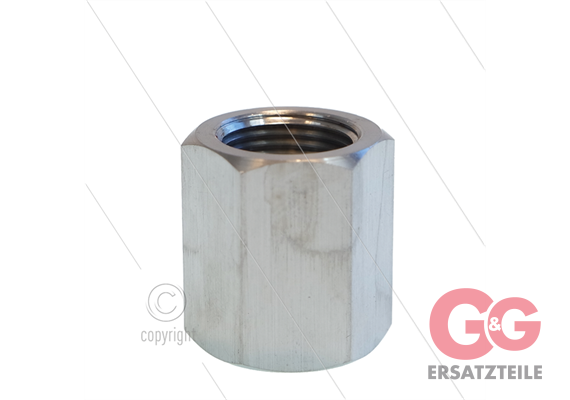Muffe Edelstahl 3/8" - Sechskant