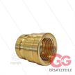 Muffe reduziert - Messing - 1/2" IG x 3/8" IG | Bild 2