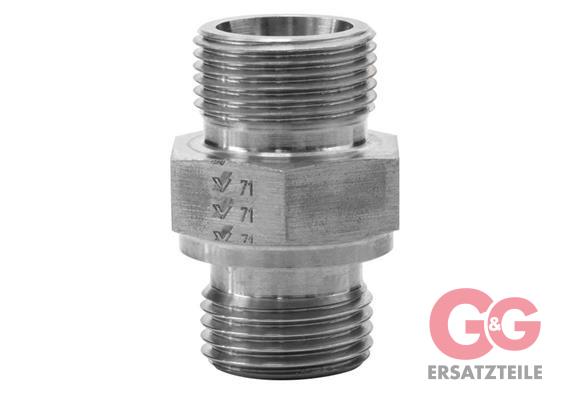 PIPE SOCKET 1/2"M-14 STAINLESS STEEL WITHOUT NUT