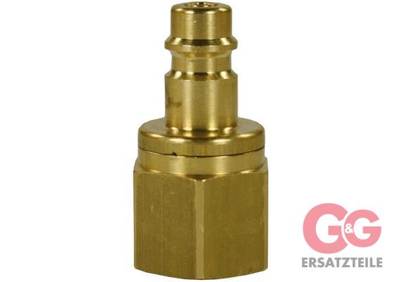 PLUG WITH CHECK VALVE 1/4"F
