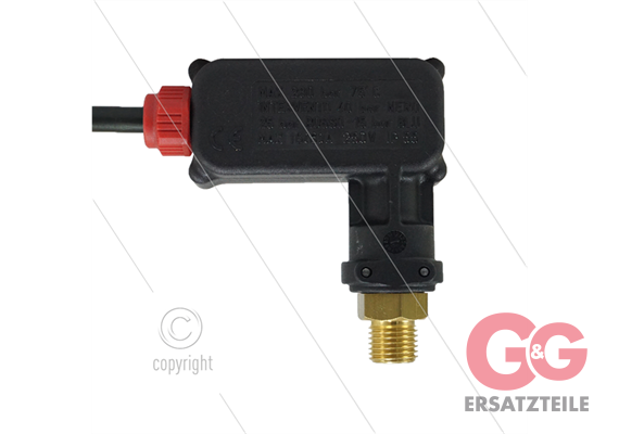 PR16 - Druckschalter - 1/4" - 25/250 Bar - (rot)