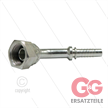 Pressnippel - Stahl - DN12 (1/2") - 1/2" DKR - 45° Bogen - SW27 | Bild 2