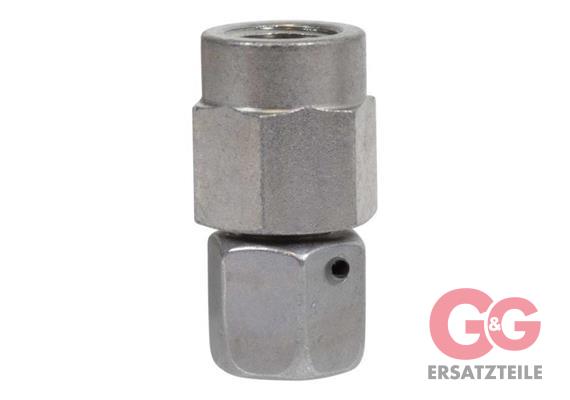 PRESSURE GAUGE CONNECTOR MAVD 08 1/4 ZINC-PLATED