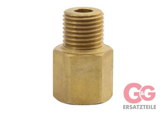 Reducing nipple M12x1Female : 1/4" Male