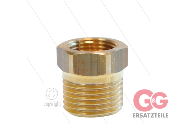 Reduzierring für STR0130 Bypas Regelventil - 70 Bar - 1/2" AG x 3/8" IG