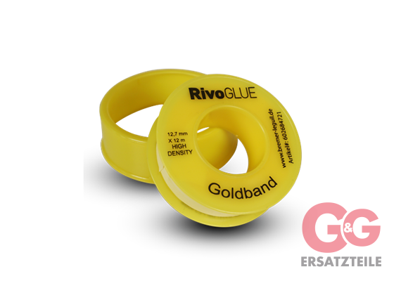 RivoGLUE Goldband sealing tape 12,7mm x 12m roll