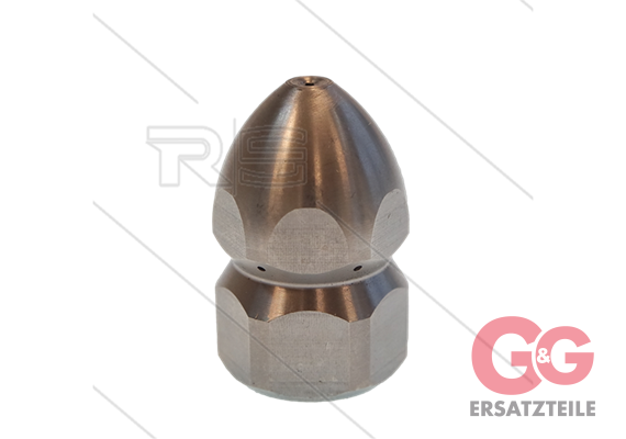 Rohrreinigungsdüse - 0.080 - 3 x 0.85 + 1 x 0.85 - Edelstahl