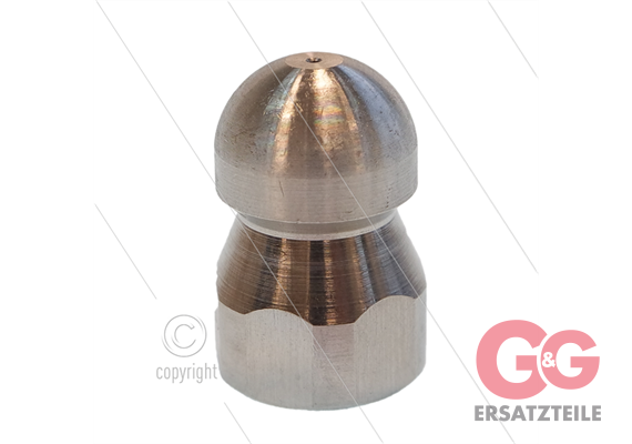 Rohrreinigungsdüse - 0.120 - 3 x 1.20 + 1 x 1.00 - Edelstahl