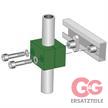 Rohrschelle 10 mm. Tragschienenmutter Stahl verz. | Bild 2
