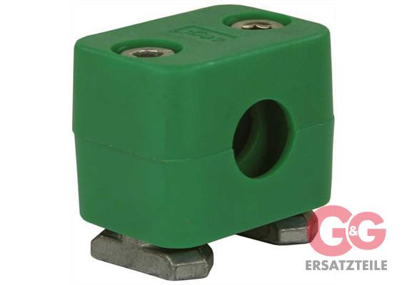 Rohrschelle 10 mm. Tragschienenmutter Stahl verz.