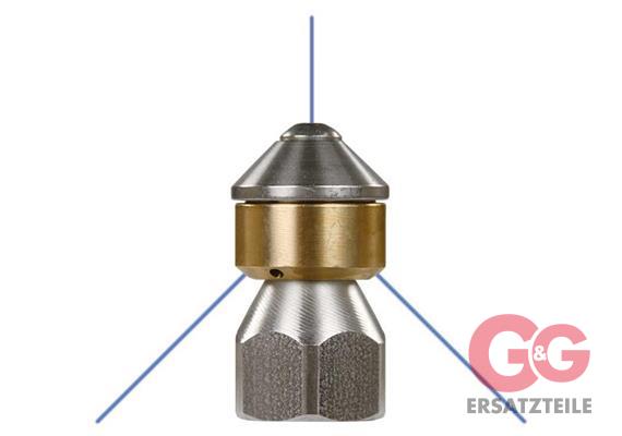 ROTATING SEWER NOZZLE ST-49.1 3/8"F 120