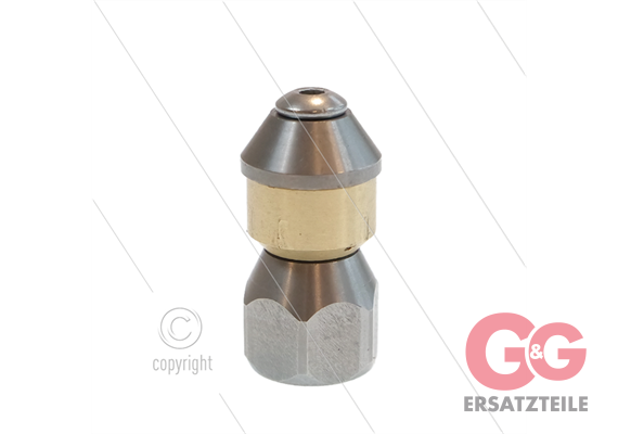 Rotierende Kanaldüse - 0.120 - 3 x 1.20 - Ø19mm - 1/4" IG