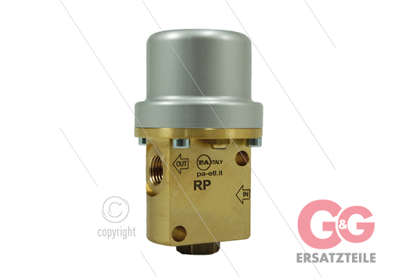 RP120/280 pneum. Druckventil - 280 Bar - 120 l/min - max 90°C - 2 x 3/4" IG