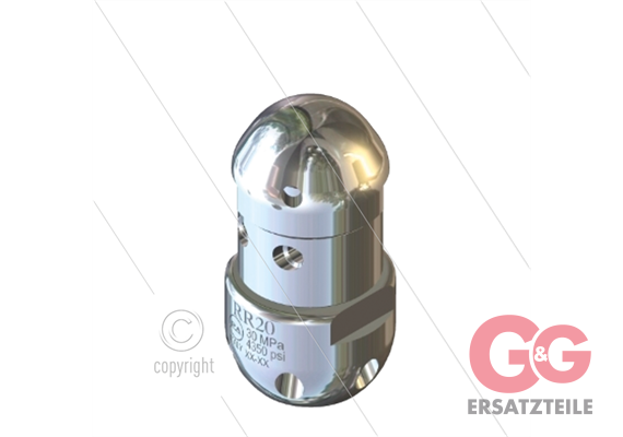 RR-TS20 - rotierende Kanalreinigungsdüse - 0.200 - 6 x 0,75m