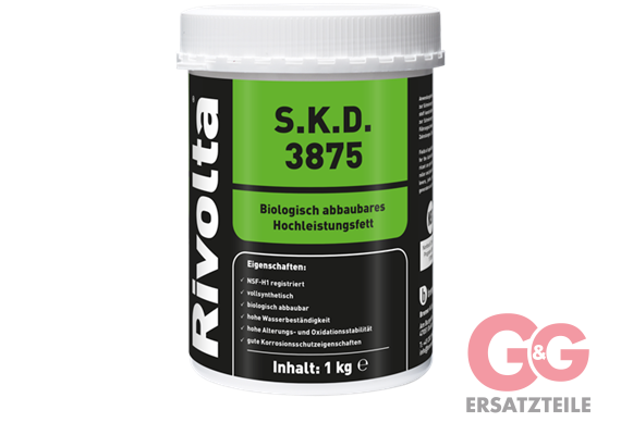 S.K.D. 3875 Biologisch abbaubares Hochleistungsfett 1 kg Dose