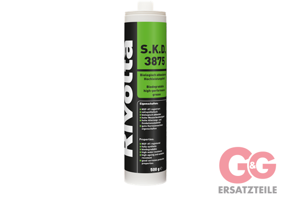 S.K.D. 3875 Biologisch abbaubares Hochleistungsfett 500 g Kartusche