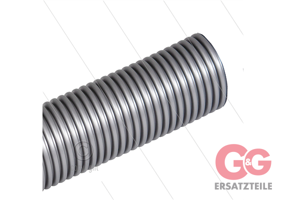 Saugerschlauch 38mm - silber - Rollenlänge 30 Meter