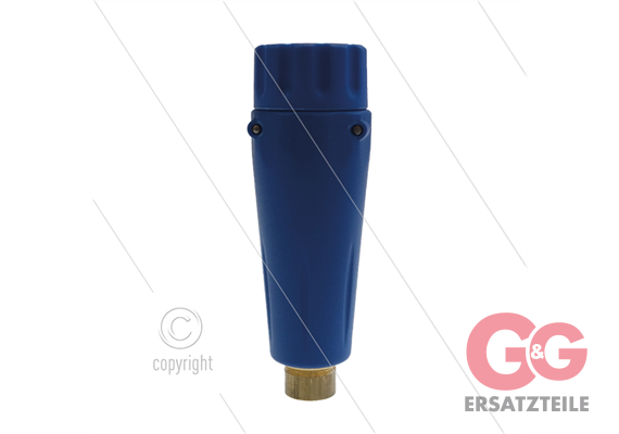 Schaumkopf ST75 - Düse 1,9 - 1/4" IG - Messing - Blau