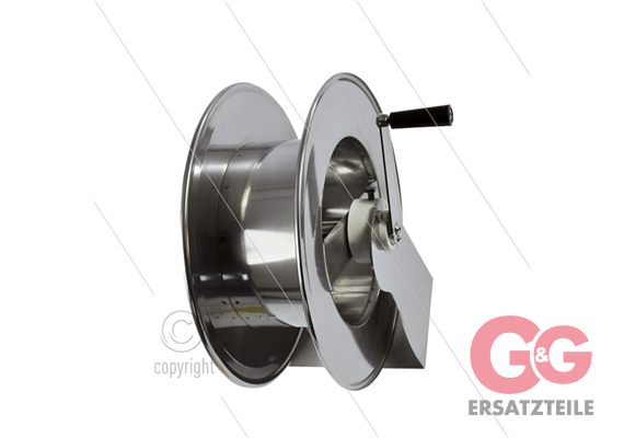 Schlauchaufroller manuell Stahl lackiert - 25m - 1/2" Schlau