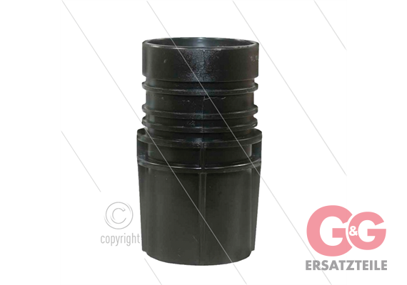Schlauchmuffe - Schlauchseite Ø50mm - Kesselseite Ø58mm