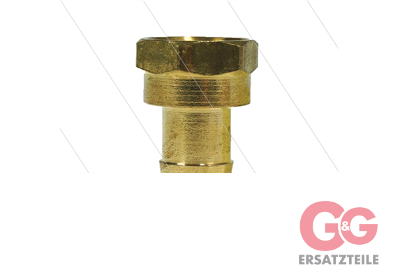 Schlauchtülle - Messing - Ø13mm - 3/8" IG