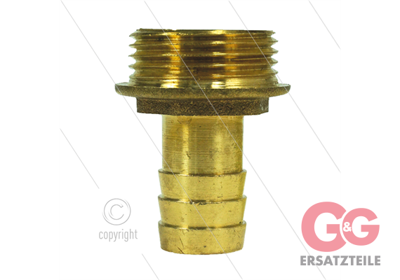 Schlauchtülle - Messing - Ø20mm - 1" AG