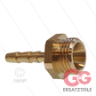 Schlauchtülle - Messing - Ø6mm - 1/2" AG - konisch dichtend | Bild 3