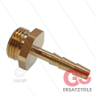 Schlauchtülle - Messing - Ø6mm - 1/2" AG - konisch dichtend | Bild 2