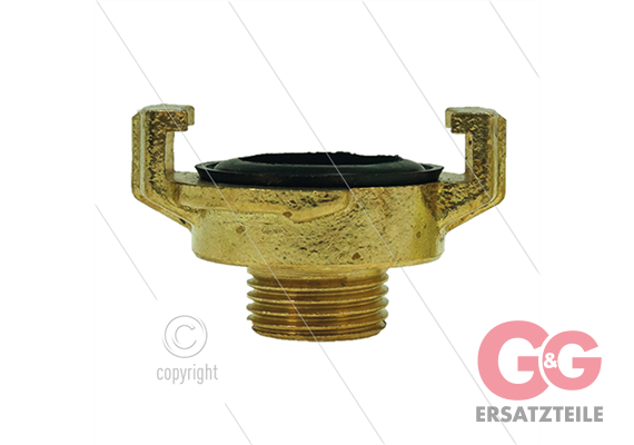 Schnellkupplung - Messing - Geka - 1/2" AG
