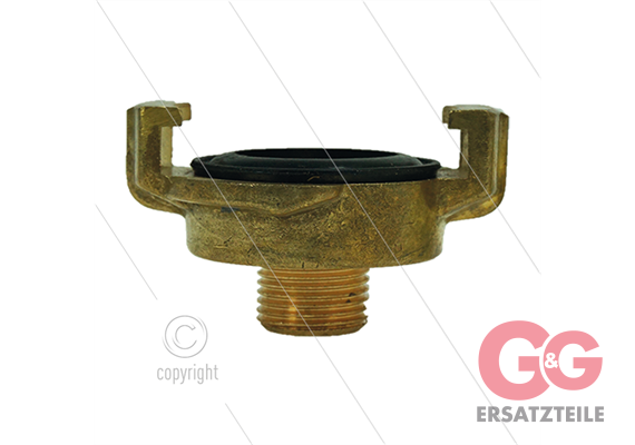 Schnellkupplung - Messing - Geka - 3/8" AG