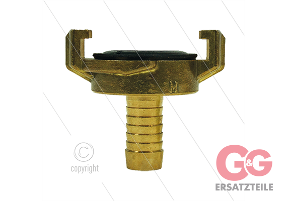 Schnellkupplung - Messing - Geka - Ø13mm - 1/2" Schlauchtüll