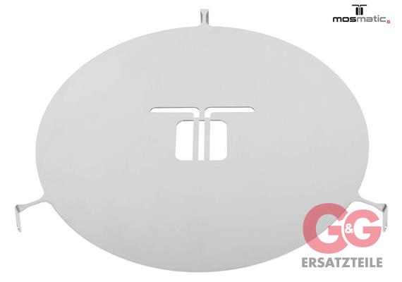 Schutzblech einteilig für Flächenreiniger FL-750 (ø750) 4xø7 INOX-1.4301