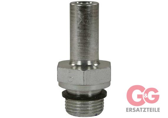 SCREW CONNECTOR 3/8"M-12MM PIPE ZINC-PLATED STEEL