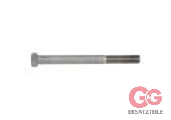 Sechskantschraube mit Schaft M6x55 ISO 4014 Edelstahl A2-70, blank
