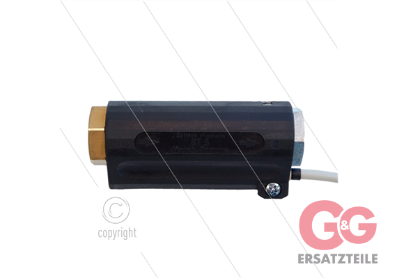ST5 - Strömungswächter - 350 Bar - 30 l/min - Einbau senkrecht - max 80°C - 2 x 3/8" IG