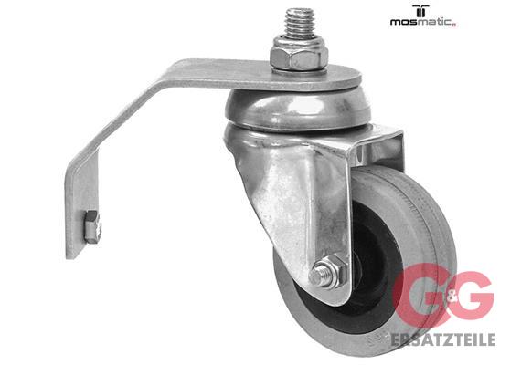 Stainless Castor + Bracket FL-Z