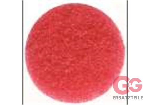 SUPER PADS D=380MM RED (5 PCS.)