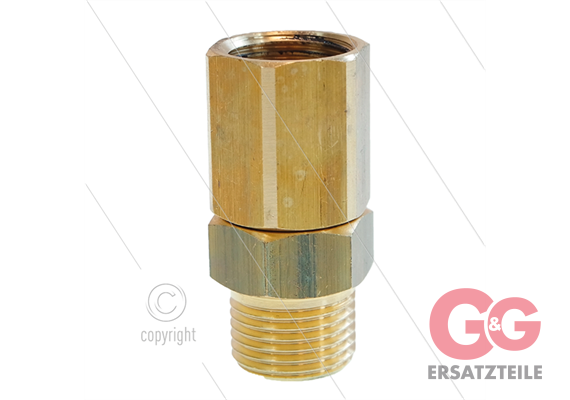 SW5 - Drehgelenk - Messing - Kurz - 200 Bar - 160 l/min - 1/