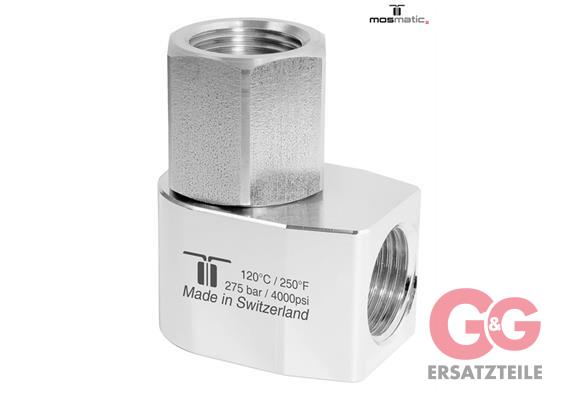 Swivel-90° stainless WDE-12 G1/2"F G1/2"F H=28 ø17