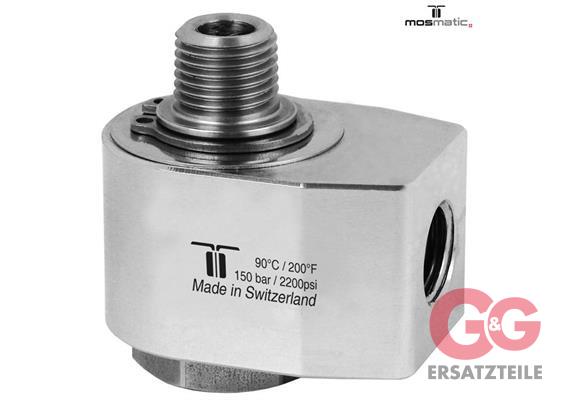 Swivel-90°, stainless WDG-07 G1/4"F G1/4"kM H=26 ø18