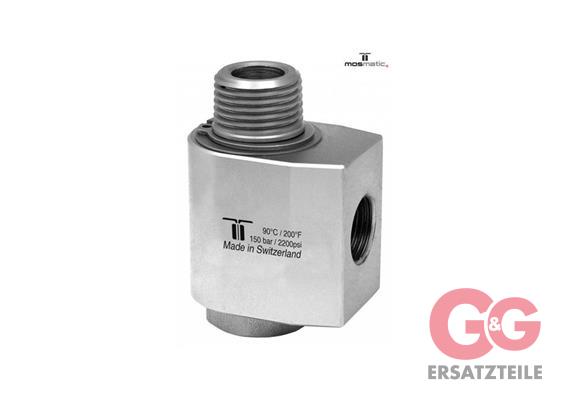 Swivel-90°, stainless WDG-13 G1/2"F G1/2"kM H=40 ø22