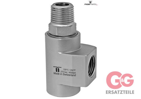 Swivel-90° with ball bearings + protection ring, ss WDCS-12 G1/2"F G1/2"kM H=56 ø17