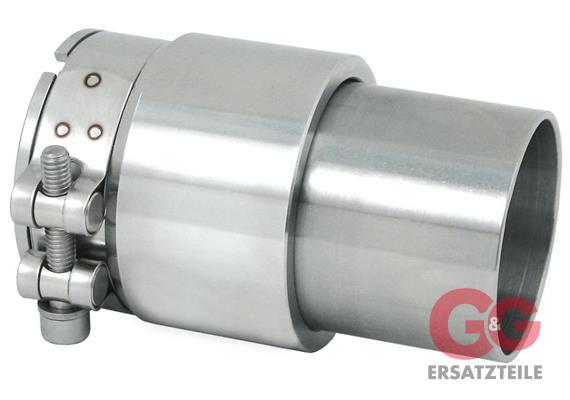 SWIVEL COUPLING 50MM SS WITH PIPE CLAMP