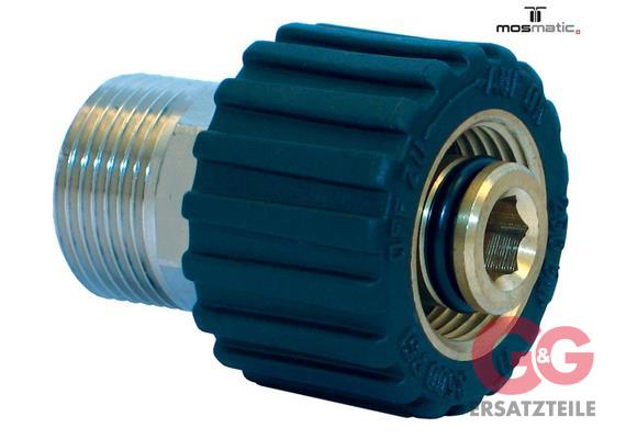 Swivel Coupling, grey, stainless DKS-06 M21x1,5-F M22x1,5-M
