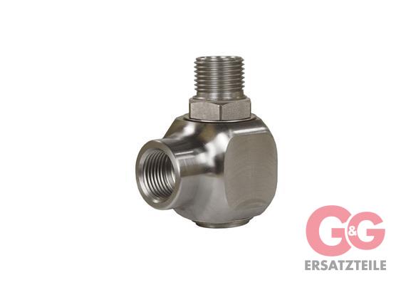 SWIVEL ELBOW ST-322 1/2"F:1/2"M SS